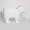 Maceta de Cerámica | Maceta en Forma de Elefante | Cerámica Blanca